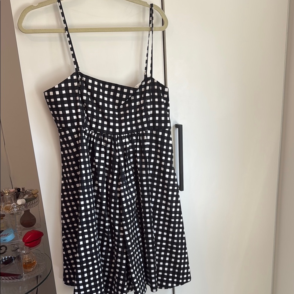 Hutch Anthropologie size L gingham dress